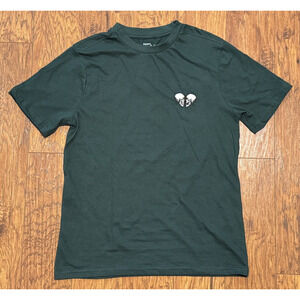 Eighty Eight T- Shirt Green Skulls Graphic Short Sleeve Logo - Men's S